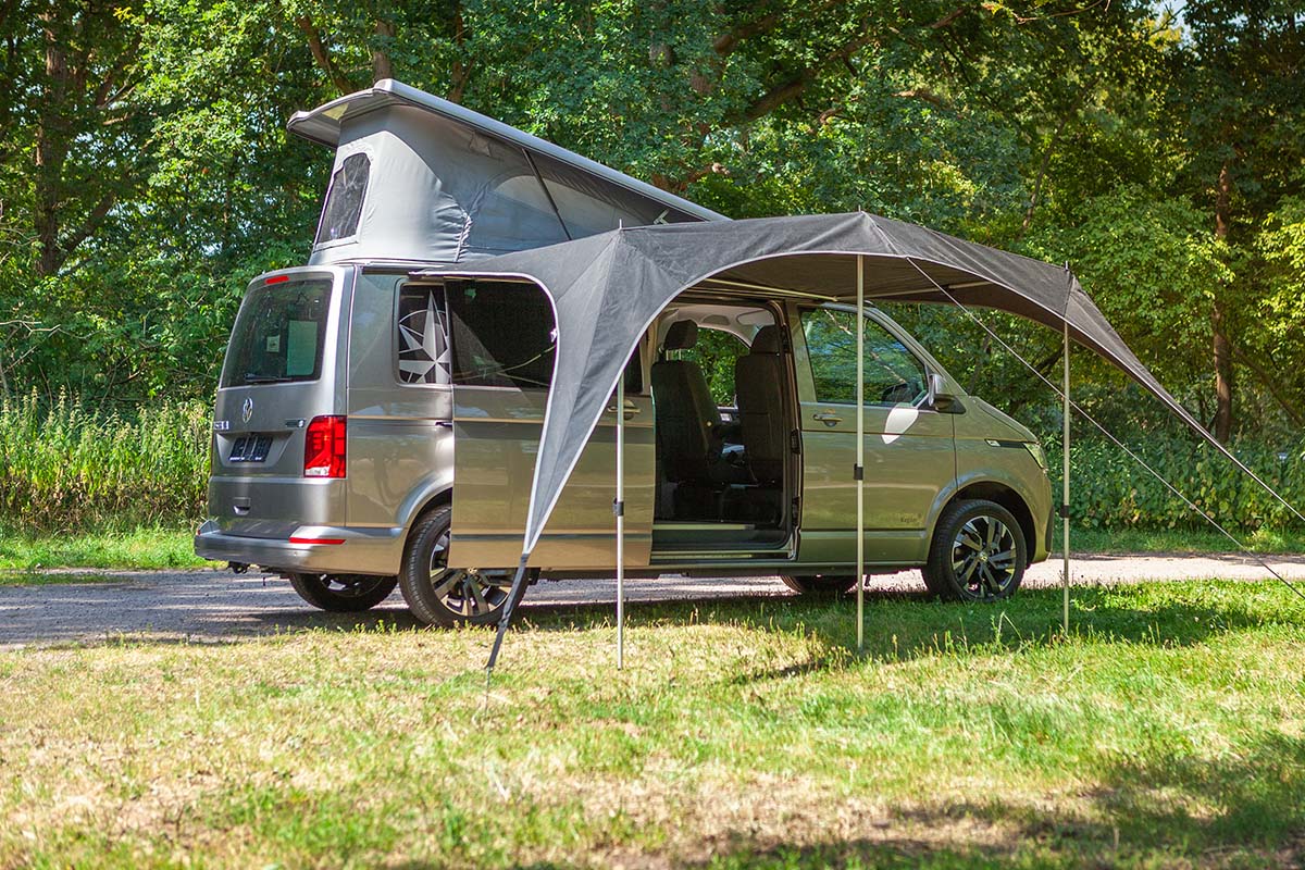 Campingbus mit Sonnensegel TÜV geprüft
